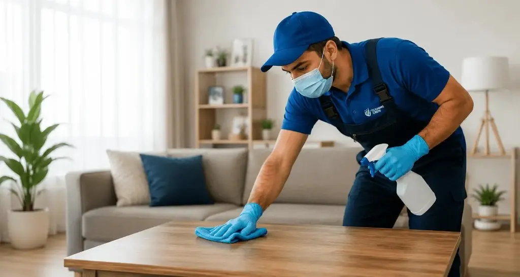 Cleaning Crew professional cleaner providing deep cleaning service
